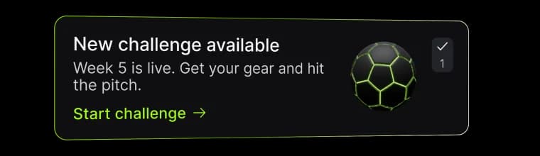 New challenge notification